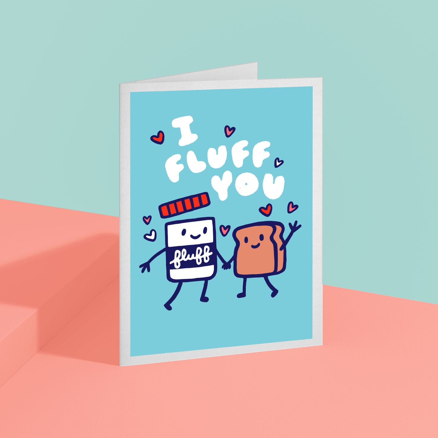 Fluff I Fluff You Greeting Card