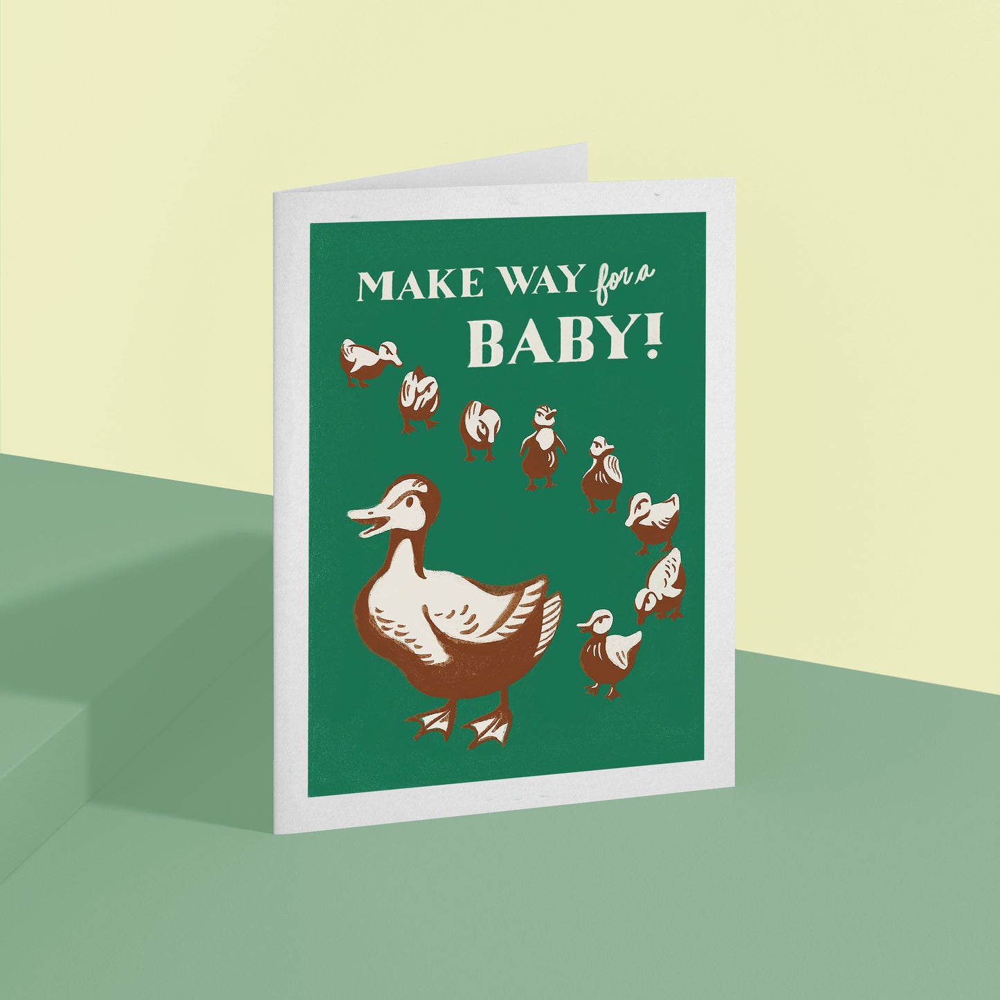 Make Way for a Baby Shower Newborn Card