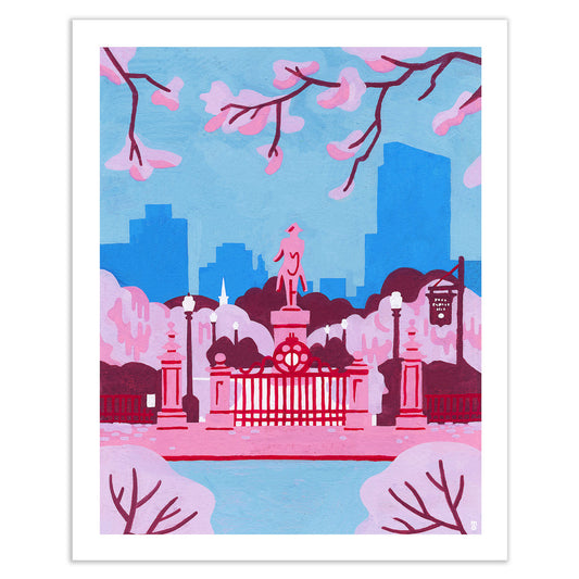 Boston Public Gardens Art Print