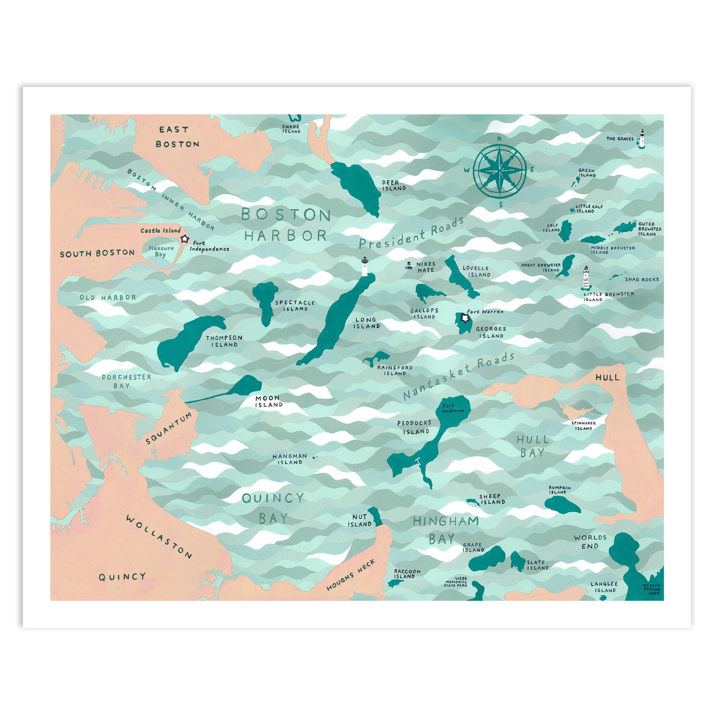 Boston Harbor Islands Map