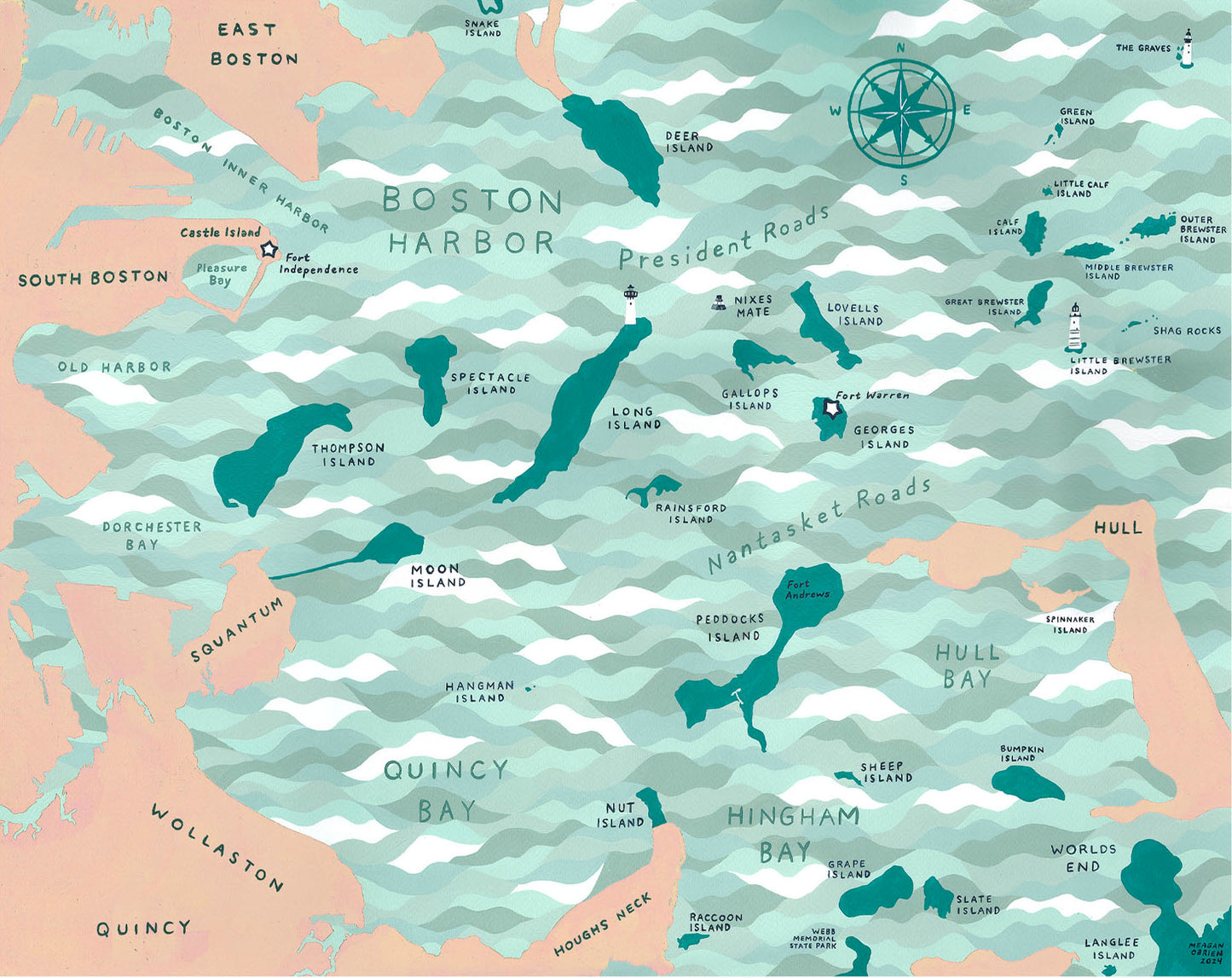 Boston Harbor Islands Map