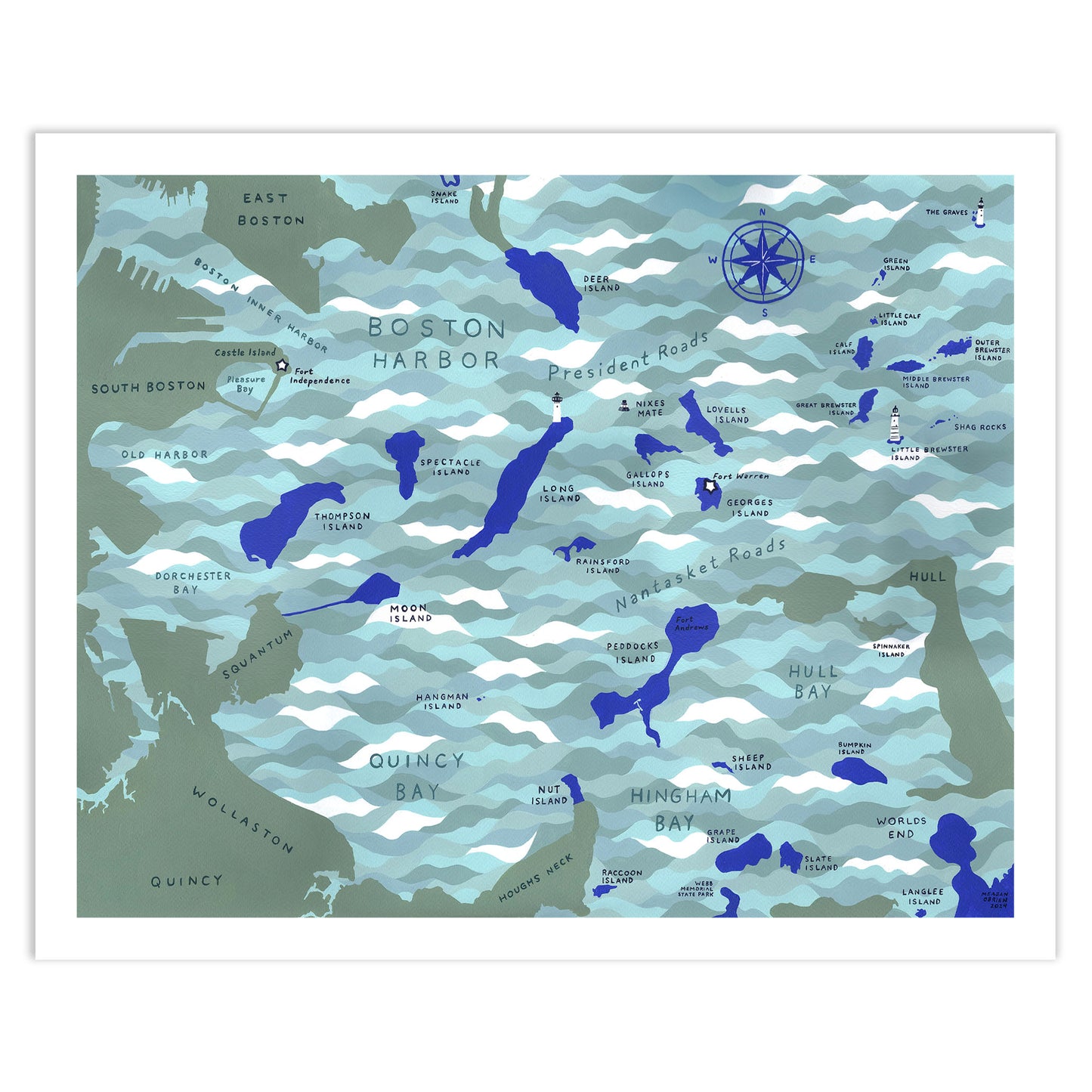 Boston Harbor Islands Map