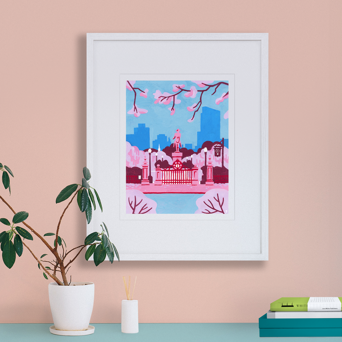 Boston Public Gardens Art Print