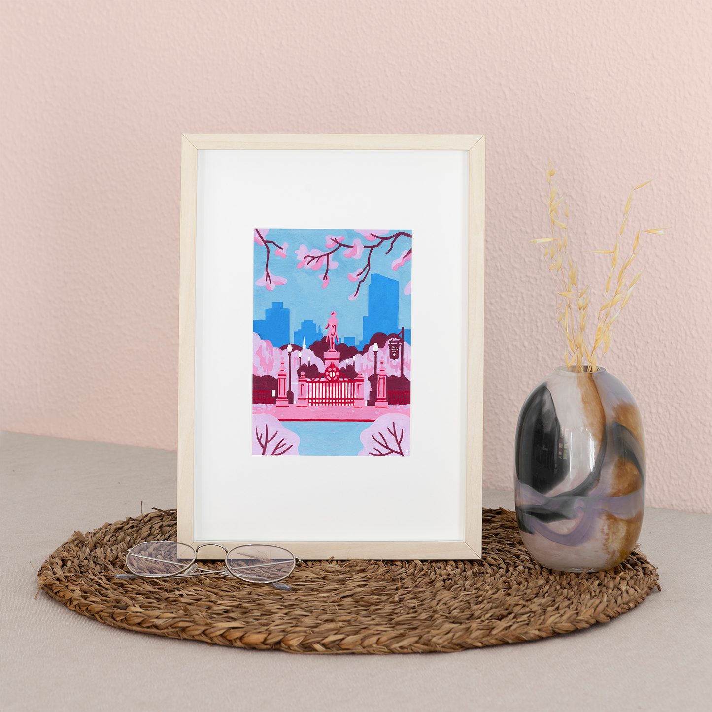 Boston Public Gardens Art Print
