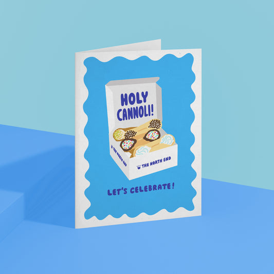 Holy Cannoli Let's Celebrate Card