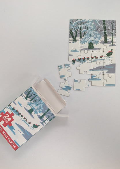 Ducklings in the Snow 24pc. Mini Puzzle
