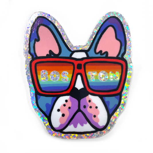 Boston Terrier Vinyl Sticker