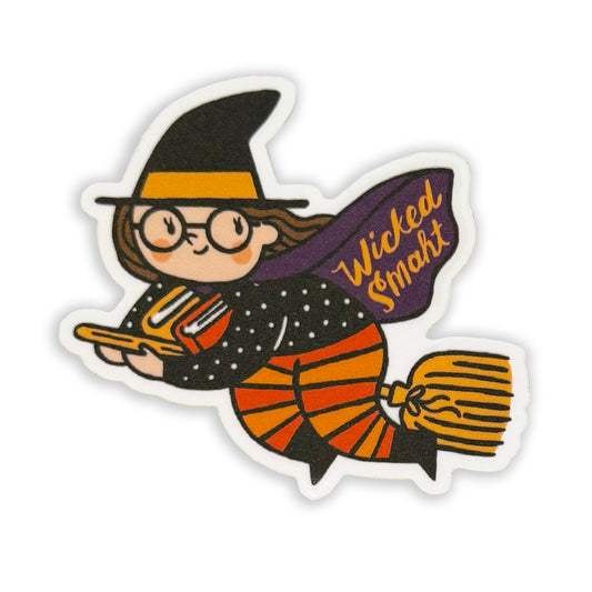 Wicked Smaht Witch Vinyl Sticker