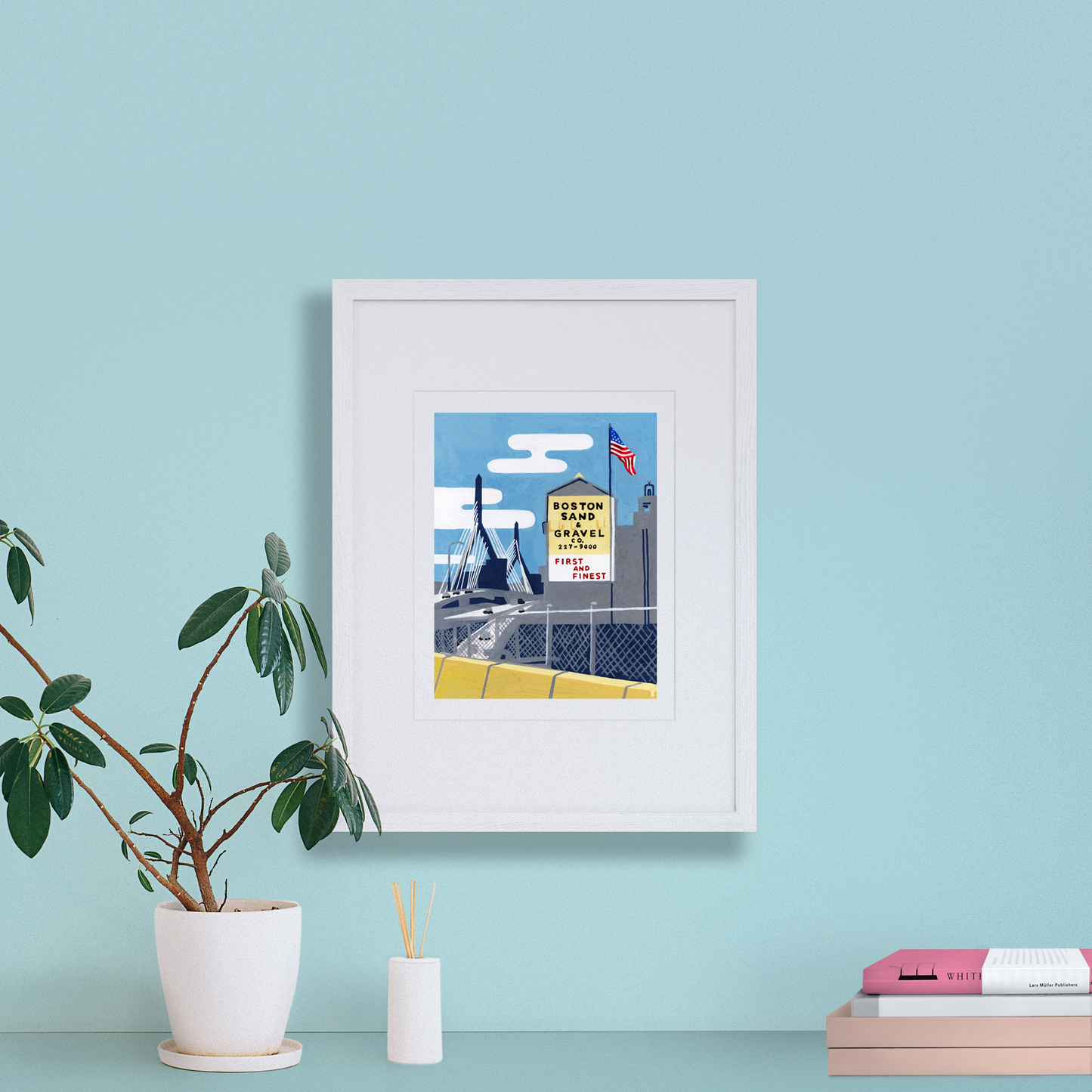 Boston Sand and Gravel Art Print