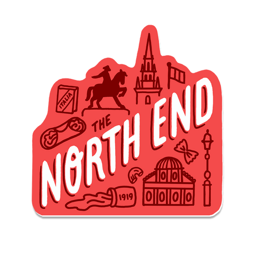 North End Vinyl Sticker