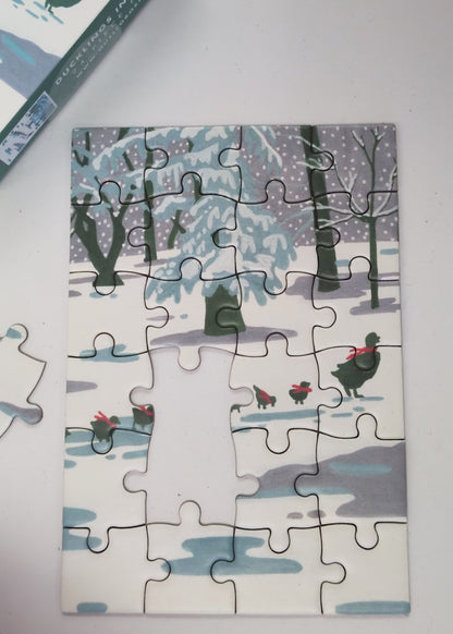 Ducklings in the Snow 24pc. Mini Puzzle
